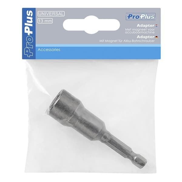Adapter 13mm med magnet for accudrill