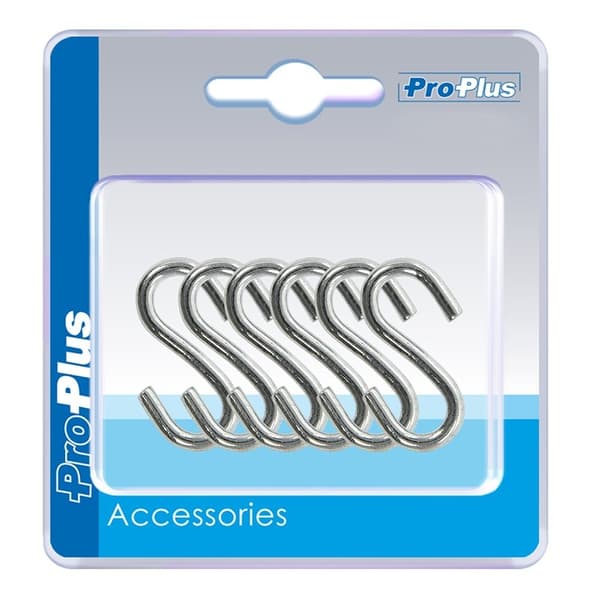 S krog Ø3mm 2,9x1,3cm 6 stk i blister
