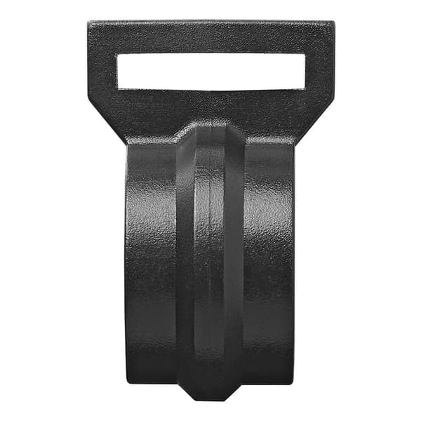 Tältklämma 20-25mm med slits svart 4 stycken i blister