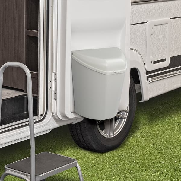 Avfallsbeholder med lokk for campingvogn/bobil