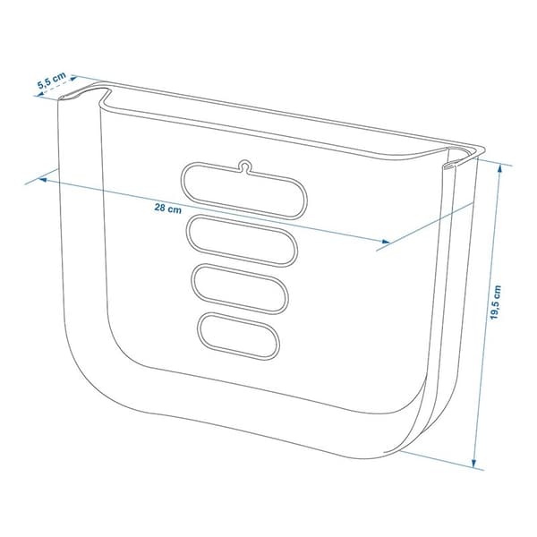 Avfallsbeholder 6L sammenleggbar for campingvogn/bobil