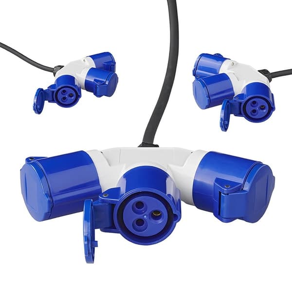 CEE 3-veis splitter 16A 150cm 3x2,5mm²