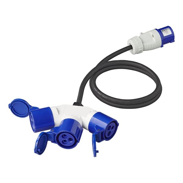 CEE 3-veis splitter 16A 150cm 3x2,5mm²