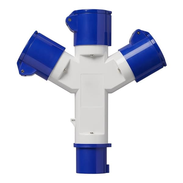 CEE 3-vejs splitter 16A