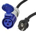 Pikkukuva 4 / 5: Adapterikaapeli 150cm 3x2,5mm² Schuko-liittimestä CEE:hen