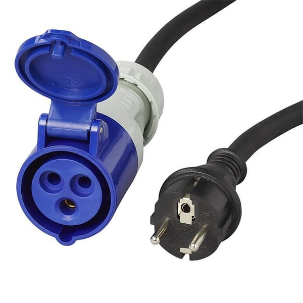 Adapterikaapeli 150cm 3x2,5mm² Schuko-liittimestä CEE:hen