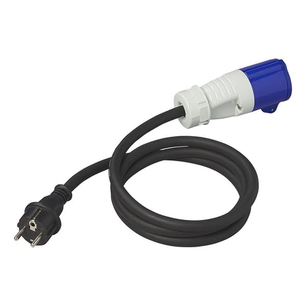 Adapterikaapeli 150cm 3x2,5mm² Schuko-liittimestä CEE:hen