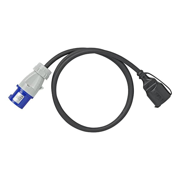 Adapterkabel 150cm 3x2,5mm² från CEE-kontakt till Schuko-uttag