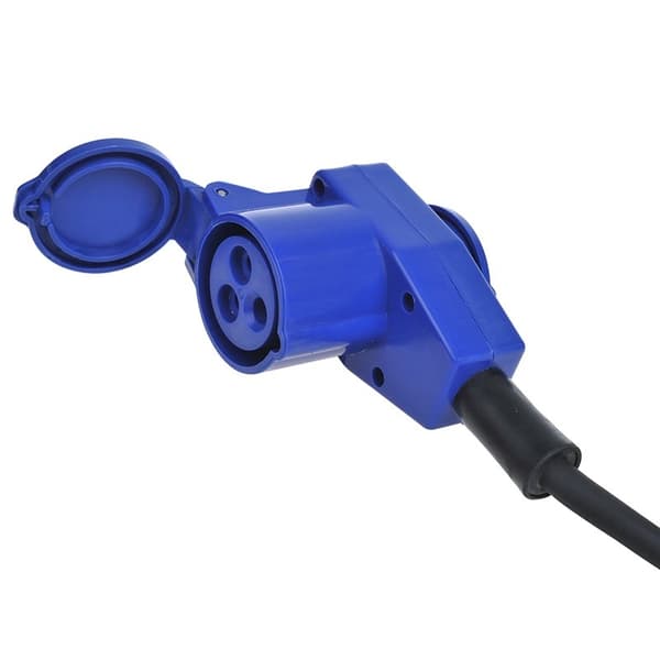 CEE forlængerkabel 30M med CEE vinklet stik + Schuko fatning 3x2,5mm²