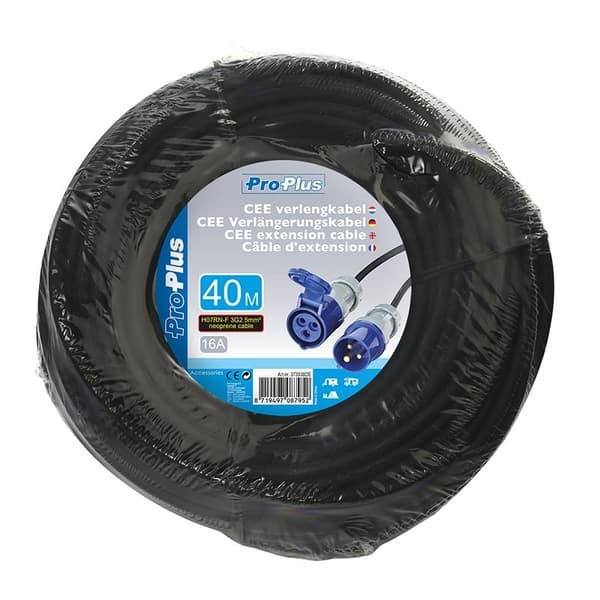 CEE skjøtekabel 40M 3x2,5mm²