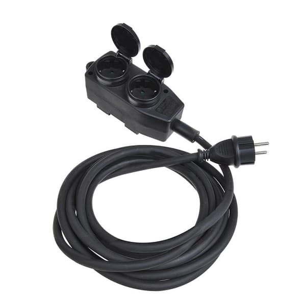 Stikkontakt Schuko 4-vejs 5M