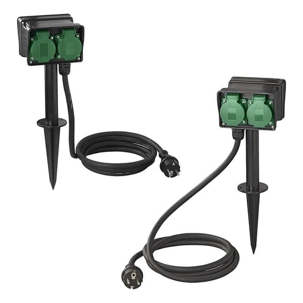 Puutarhapistorasia Schuko 4-tie 2M 3x2,5mm²