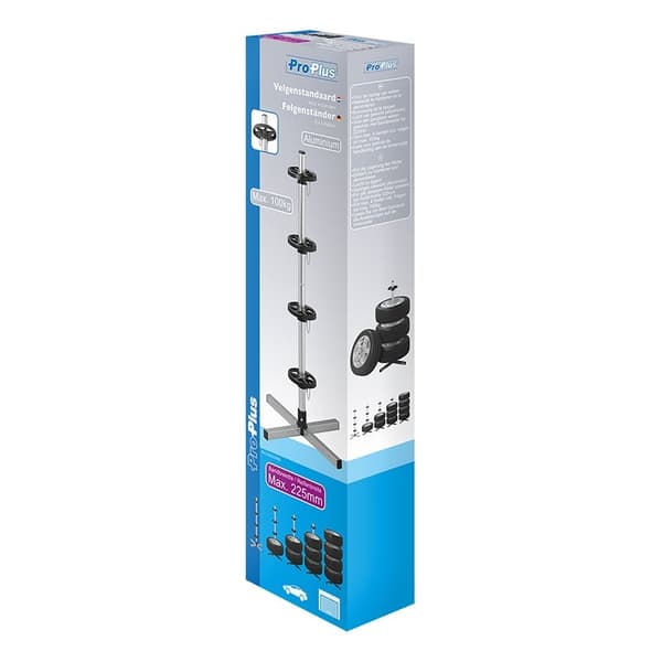 Dekkstativ aluminium for 4 dekk