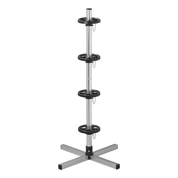 Dekkstativ aluminium for 4 dekk