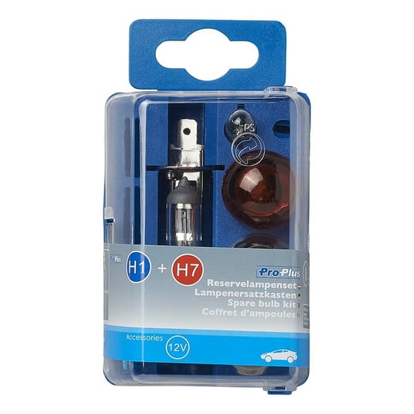 Reservlampasats H1+H7 8-delar