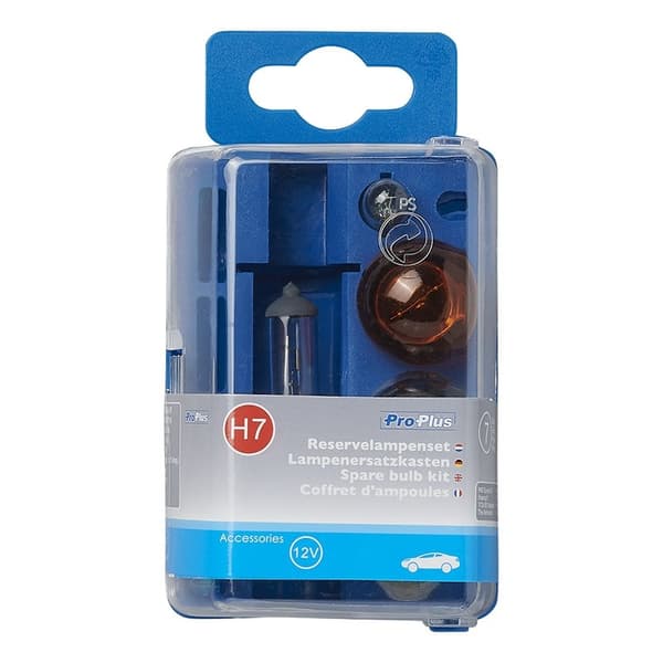 Reservepæresæt H7 7-delt (21W rav)