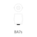 Miniatyrbild 3 av 3: Bilglödlampa 12V 2W BA7s per st