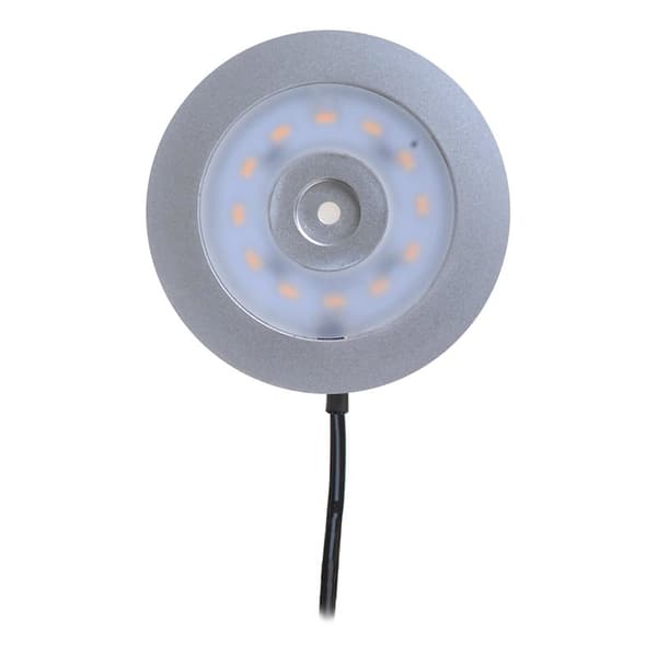 Utenpåliggende spotlight 12-leds 12V 240lm Ø55x5,0mm