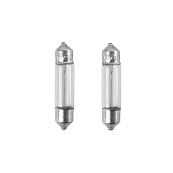 Bilpære 12V 10W SV8.5 11x43 2 stk i blisterpakning