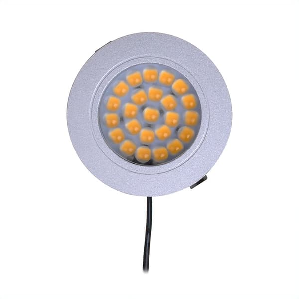 Indbygget spotlight 24-leds 12V 220lm Ø65x11mm