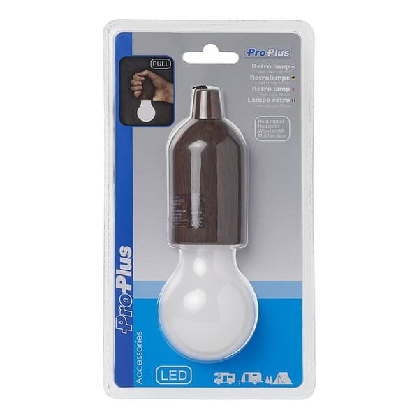 Retro lampe tremotiv med ledning 90cm