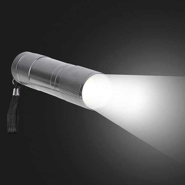 Lommelygte COB LED i aluminium