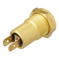 Miniatyrbilde 2 av 6: Innfelt stikkontakt DIN 12V messing