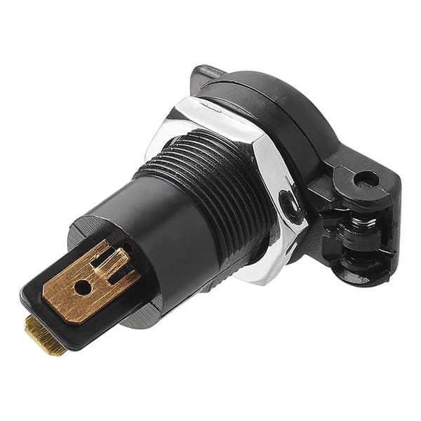 Indbygningsstik DIN 12V/24V-16A i blister