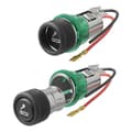 Miniatyrbilde 4 av 7: Sigarettenner innfelt stikkontakt med belysning 12V/24V i blister
