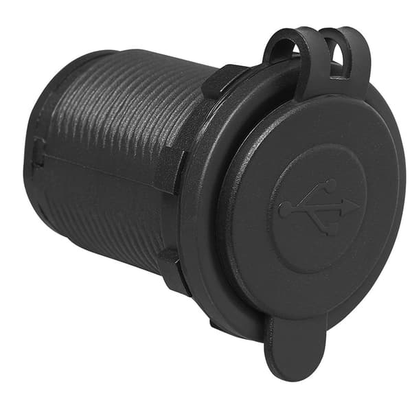USB-portti kaksinkertainen uppoasennus tyyppi A 2x2100mA 12V/24V läpipainopakkauksessa