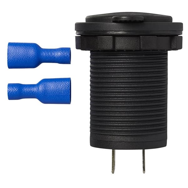 USB-portti kaksinkertainen uppoasennus tyyppi A 2x2100mA 12V/24V läpipainopakkauksessa