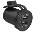 Pikkukuva 2 / 7: USB-portti kaksinkertainen uppoasennus tyyppi A 2x2100mA 12V/24V läpipainopakkauksessa