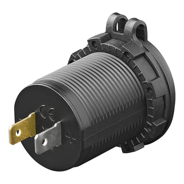 USB lynoplader indbygget type A + C 2-vejs 12/24V 3A model 2