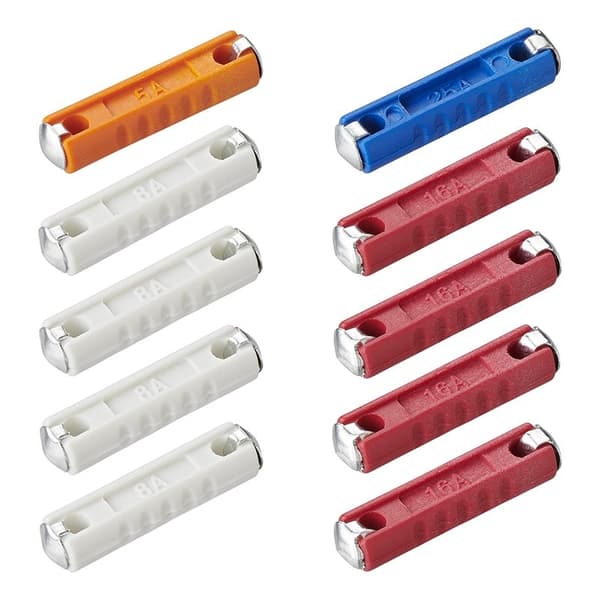 Säkringar Torpedo assorterad 10 st