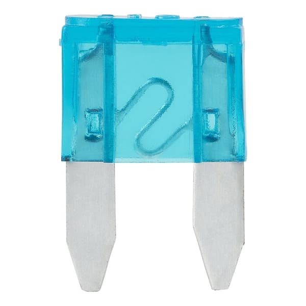 Bladsikringer mini 15A blå 6 stk i blister