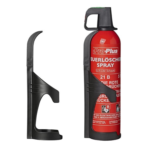 Väggfäste svart för Brandsläckare 750ml (510310V01 - 510311V01)