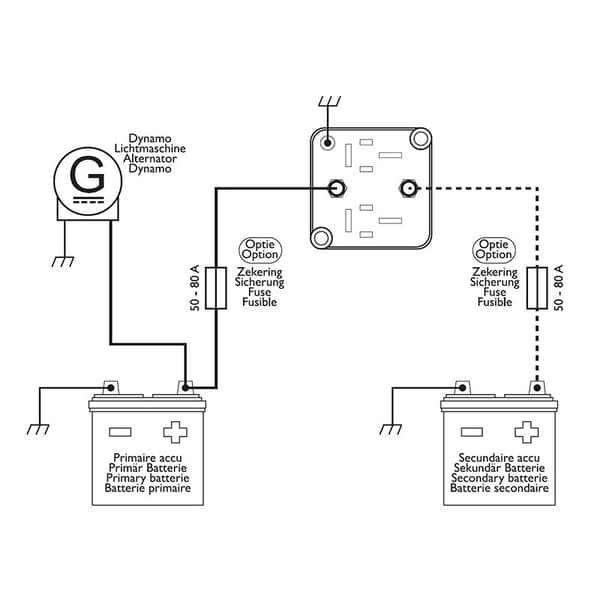 Älykäs kaksoisparistoerotin 12V/140A