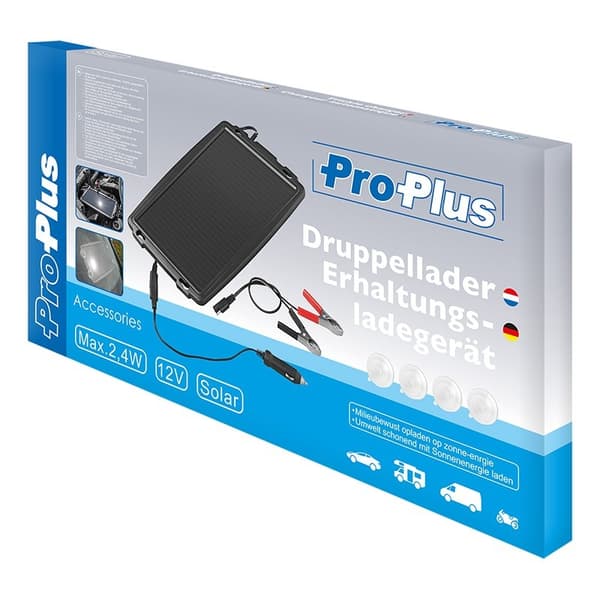 Solar vedlikeholdslader 12V 2,4W
