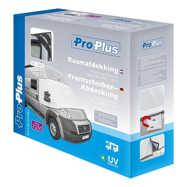 Vindruteskydd vit till Fiat Ducato X250 från 06-2006 - 2014