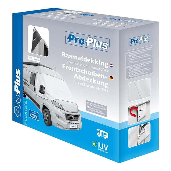 Vindruteskydd vit till Fiat Ducato X290 från 2014