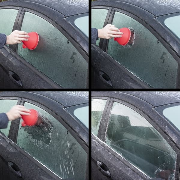 Isskraper og trakt 2 i 1