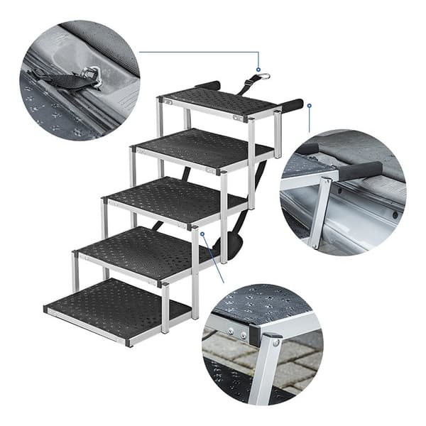Hundetrappe aluminium foldbar