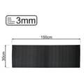 Pikkukuva 1 / 5: Liukumaton matto musta 150x30cm 3mm