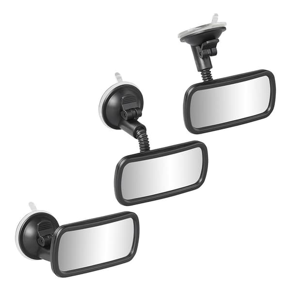 Panorama bakspejl med flexarm 4 cm og sugekop