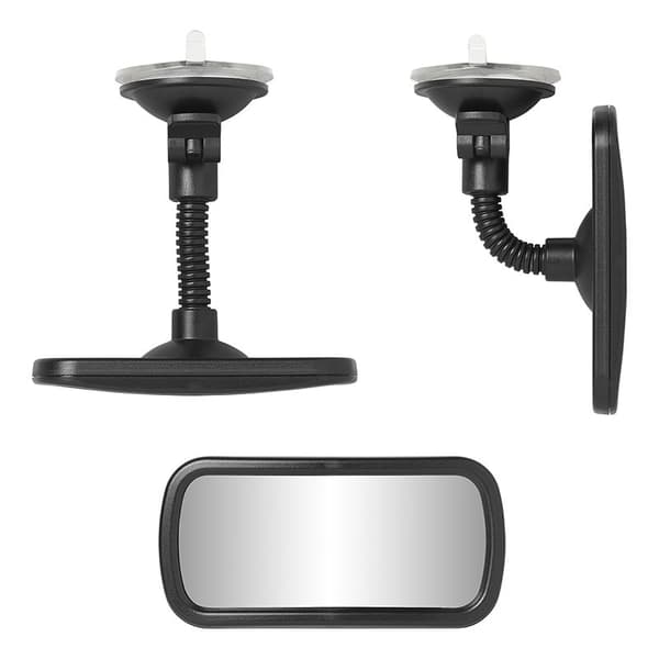 Panorama bakspejl med flexarm 4 cm og sugekop
