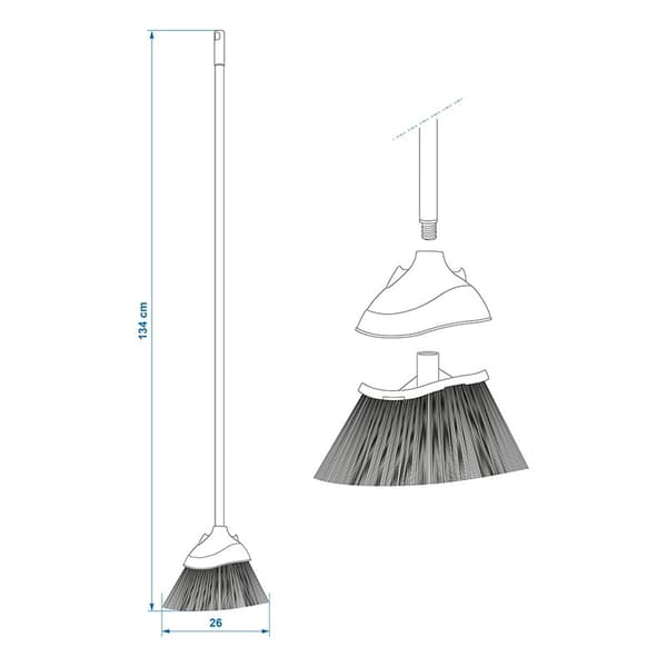 Tältkvast 134 cm