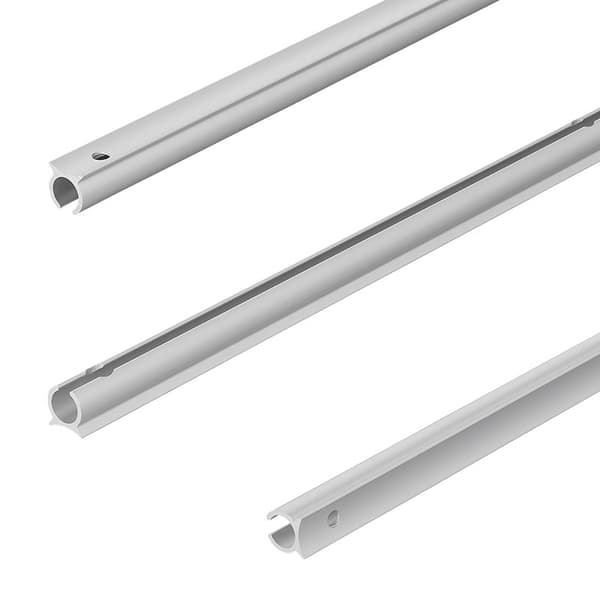 Markiseskinne aluminium 90° Ø9 mm x 1,2 m