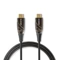 Miniatyrbilde 3 av 4: Aktiv Optical High Speed ​​HDMI-kabel med Ethernet | HDMI ™ -kontakt | HDMI ™ -kontakt | 4K@60Hz | 18 Gbps | 100.0 m | Rund | PVC | Sort | Gaveeske