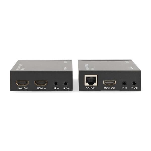 HDMI ™ Extender | Over Cat6 | Opp til 60.0 m | 4K@60Hz | 18 Gbps | Metall | Antrasitt