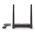 Miniatyrbilde 3 av 6: Trådløs HDMI ™ Transmitter | Wi-Fi | 2400-5000 MHz | 30,0 m (siktlinje) | Maksimum oppløsning: Full HD 1080p | 1.65 Gbps | IR tilbake funksjon | Grå